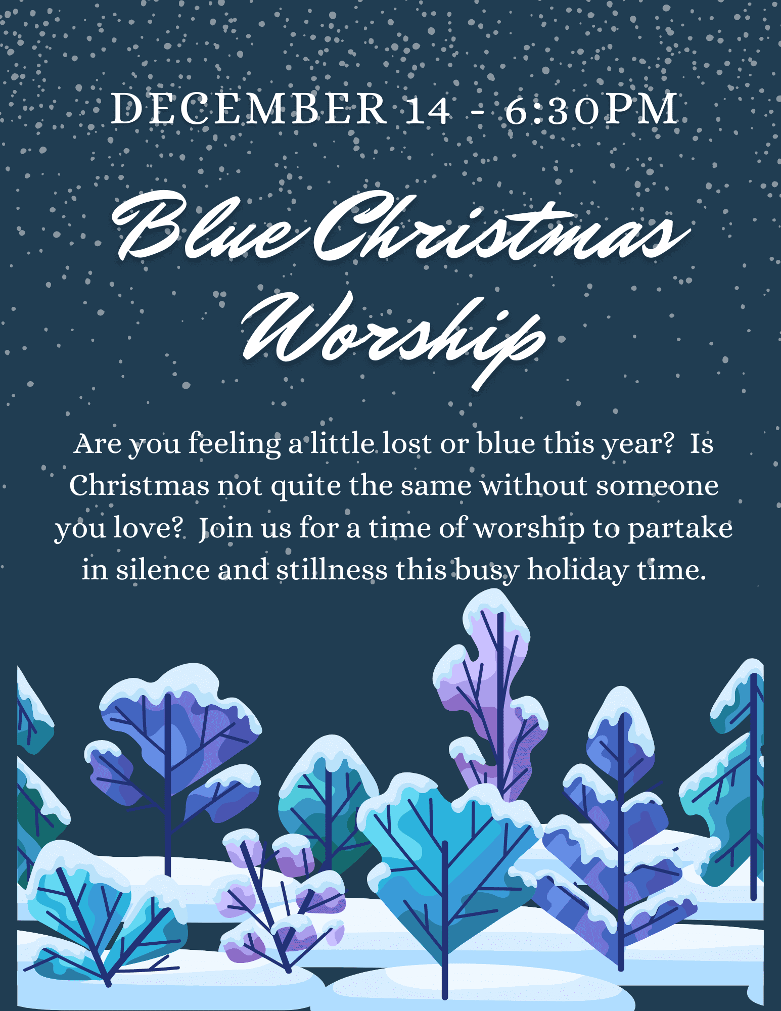 Blue Christmas website